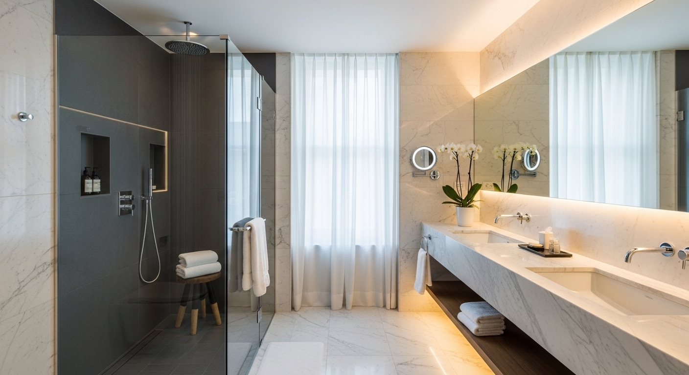 Luxury Walk-in Shower Installation in West Palm Beach